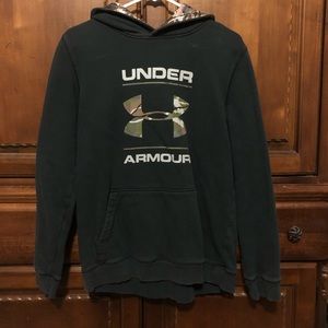 Under Armour Black and Camo Sweatshirt